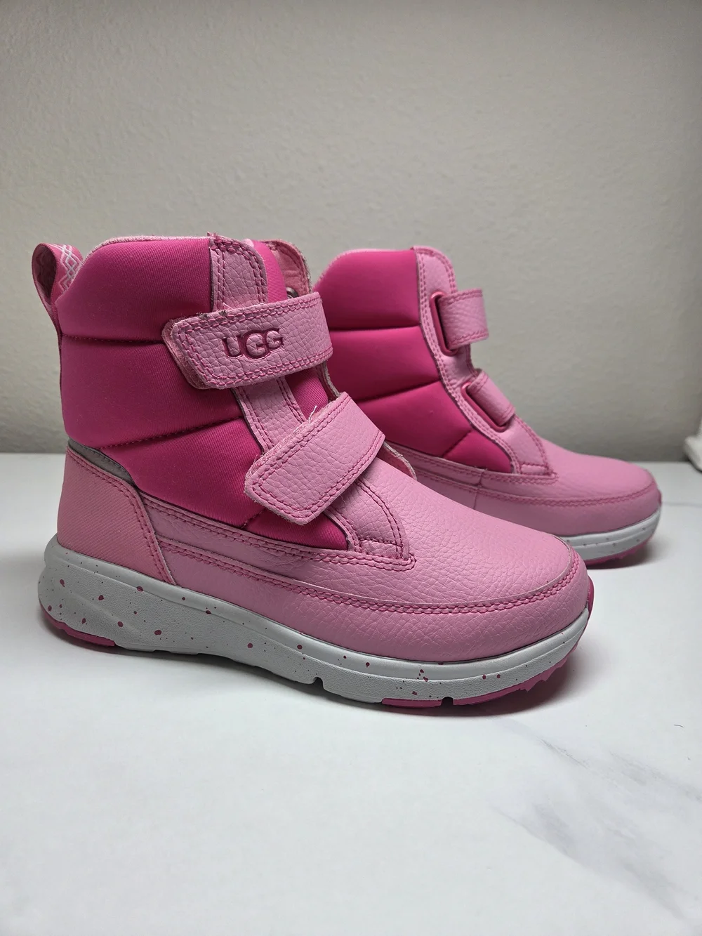 UGG Dannie Weather Waterproof Boots Sachet Pink Berry Kids Size 13 NWOB